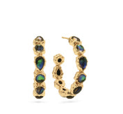 Aurora Medium Hoop Earrings