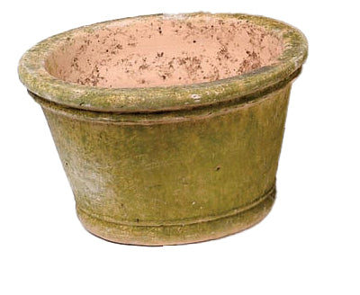 Aged Azalea Planter with Saucer