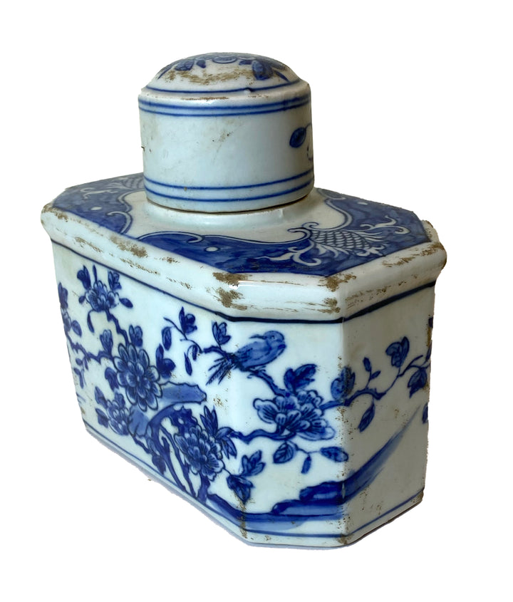 Blue and White Tea Jar