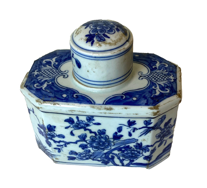 Blue and White Tea Jar