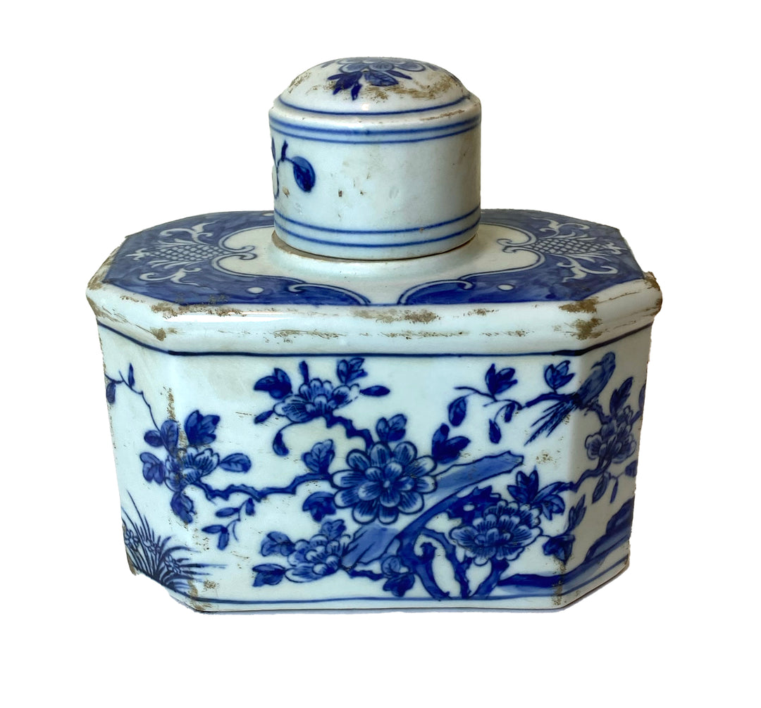 Blue and White Tea Jar