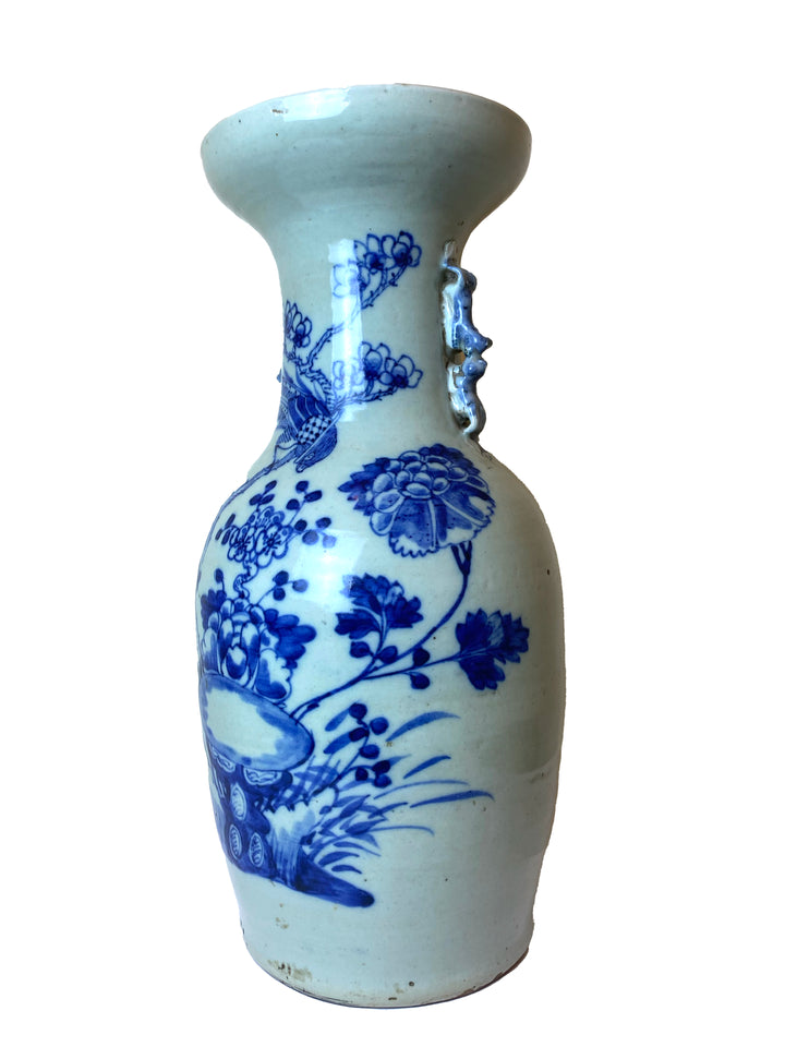 Blue and White Porcelain Vase c.1880