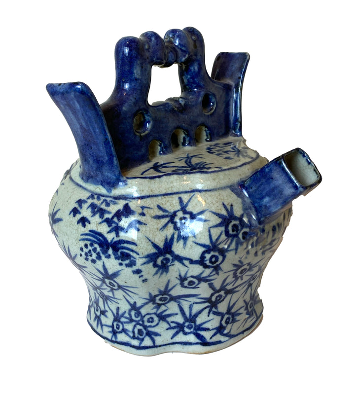 Blue and White Porcelain Tea Pot