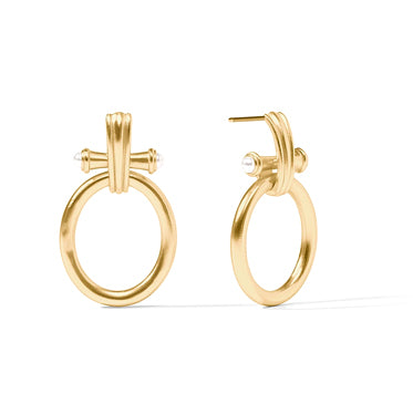 Bamboo Doorknocker Earrings