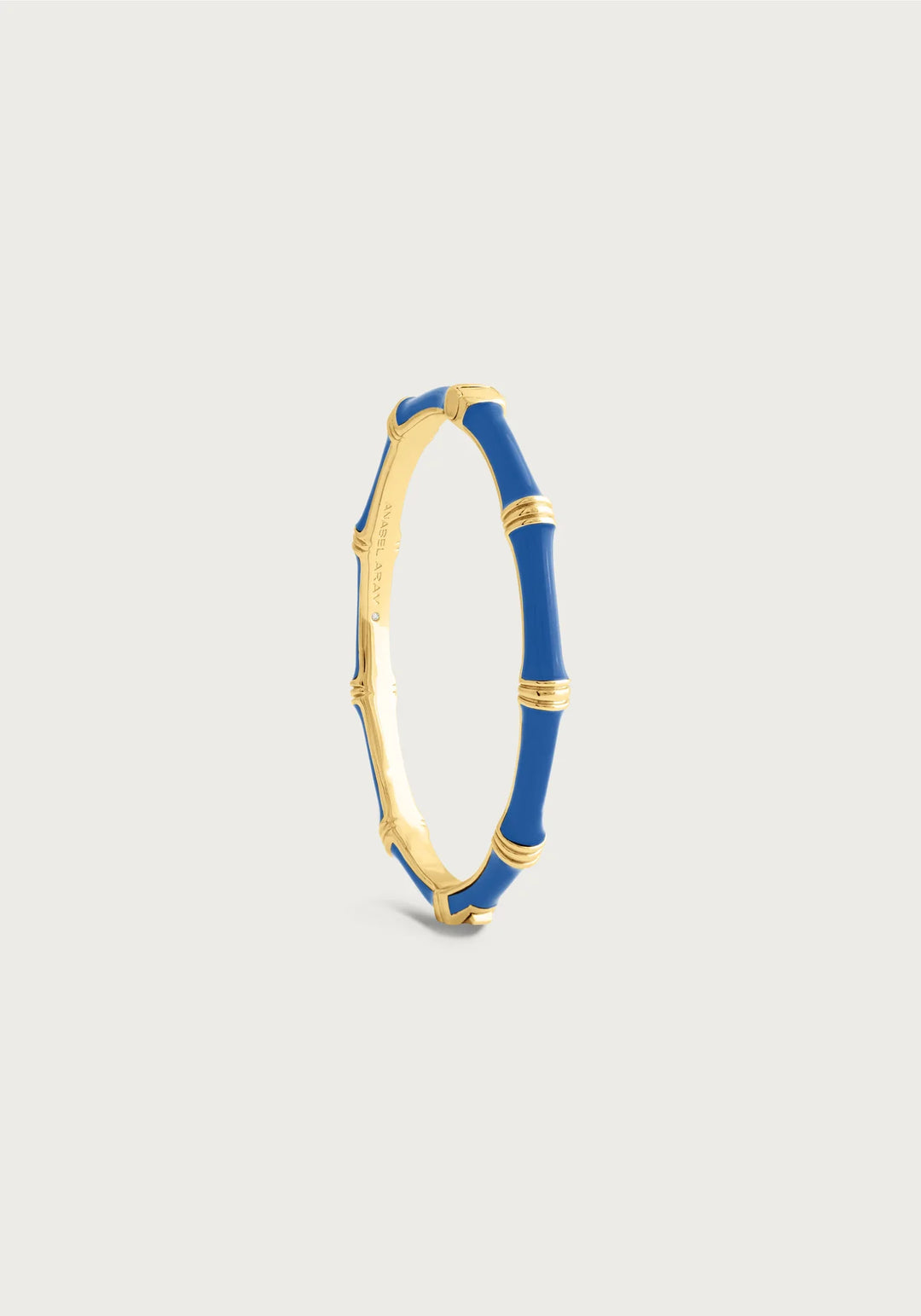 Bamboo Enameled Hinged Bangle