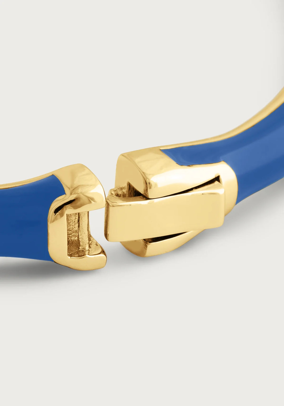 Bamboo Enameled Hinged Bangle