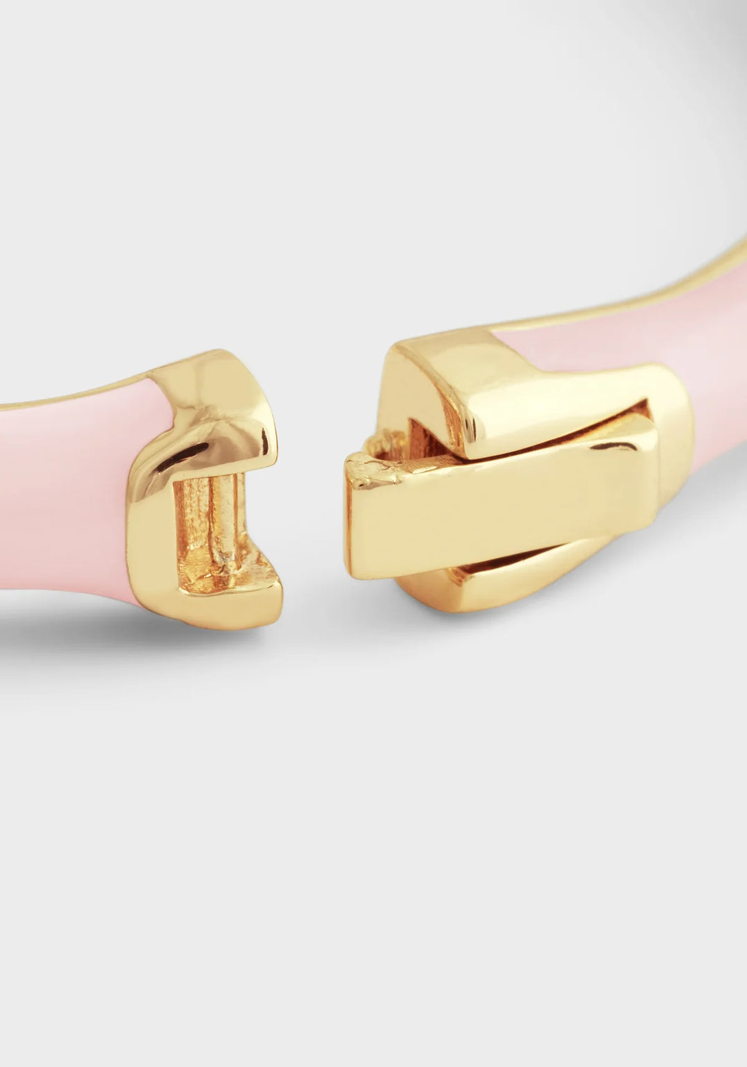 Bamboo Enameled Hinged Bangle