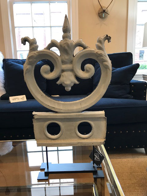 Zinc Decoration on Stand