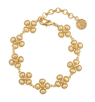 Berry Clover Linear Bracelet