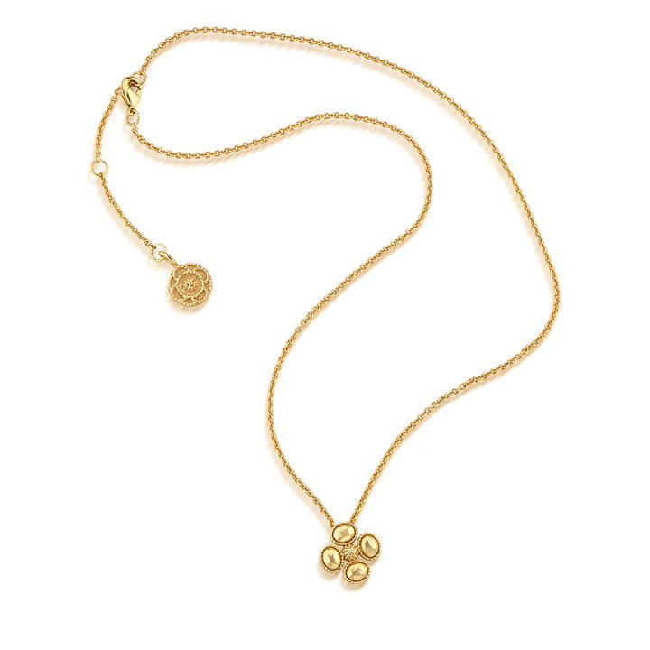 Berry Clover Station Necklace