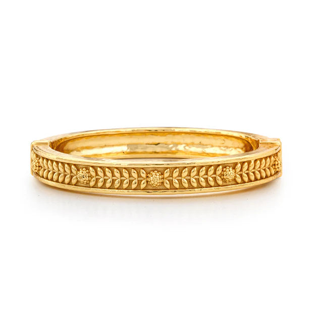 Berry Vine Hinged Bangle