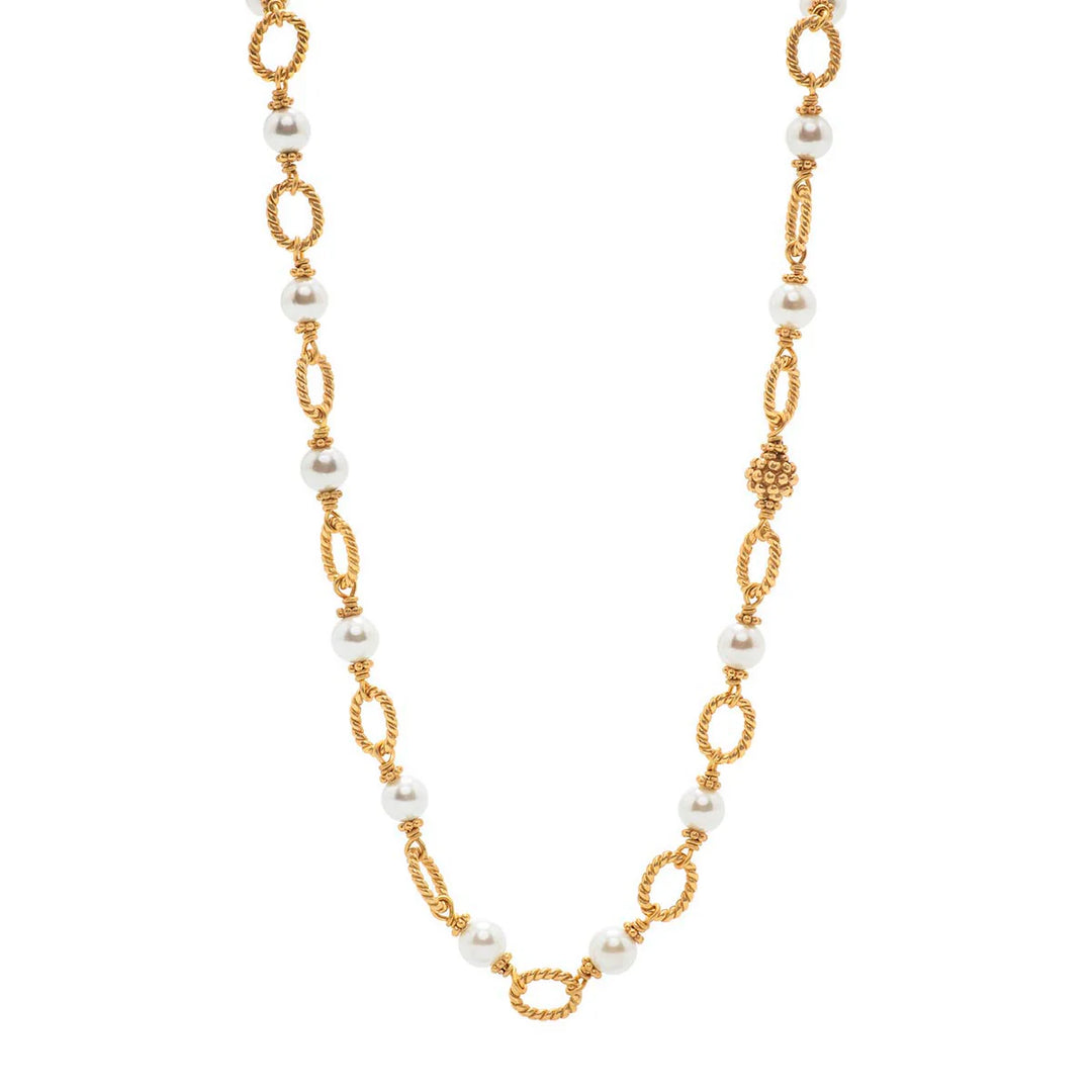 Pearl Berry & Bead Chain - 24"