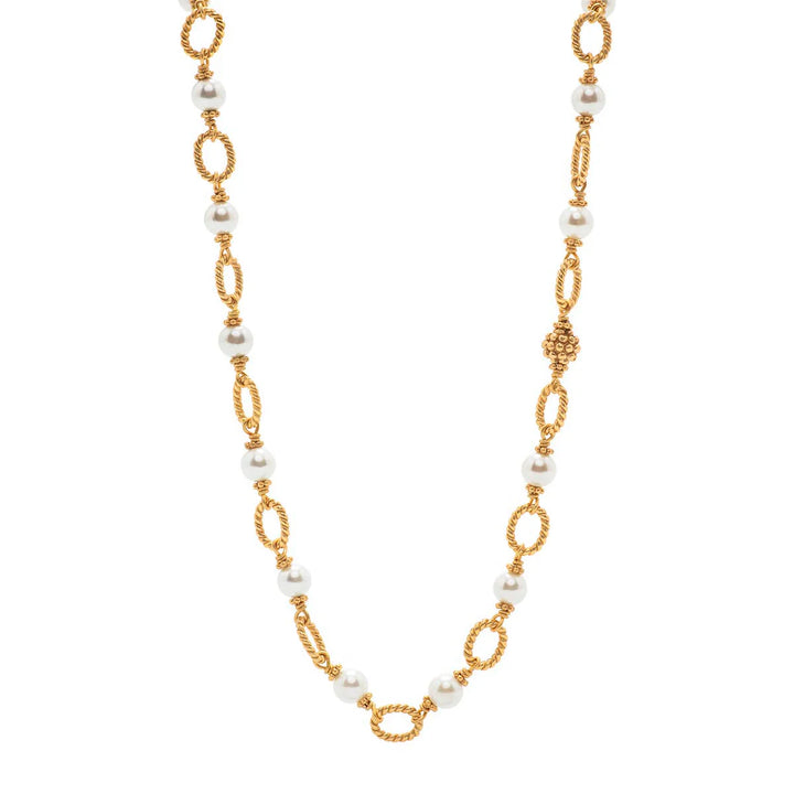 Pearl Berry & Bead Chain - 24"