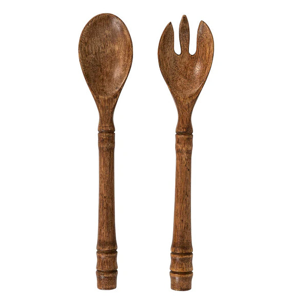 Bilbao Wood Salad Servers
