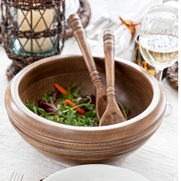 Bilbao Wood Salad Servers