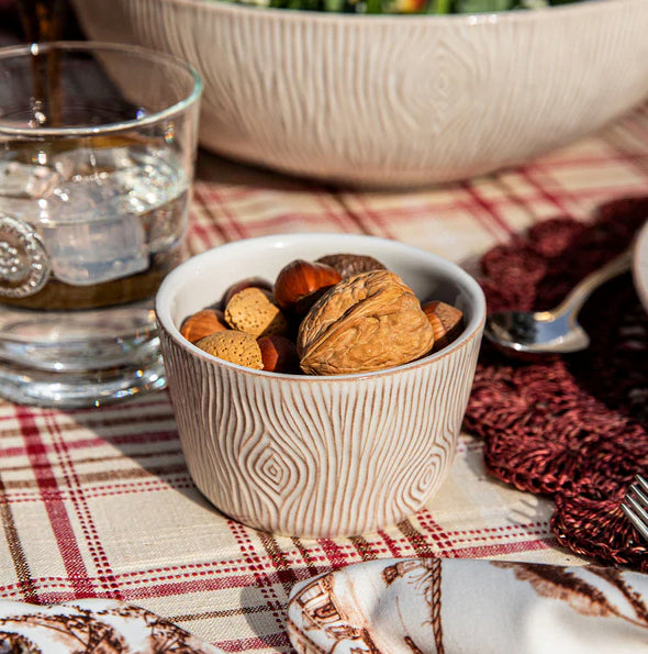 Blenheim Oak Ramekin - Whitewash