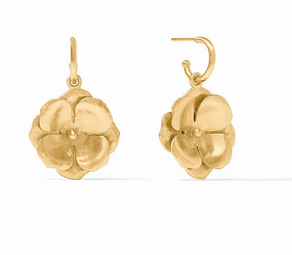 Bloom Hoop & Charm Earring