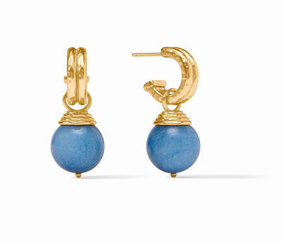 Bonbon Hoop and Charm Earrings