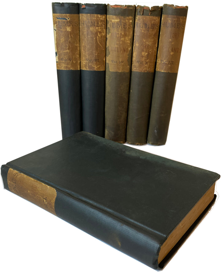 Book Set of 6 - David Hume, "The History of England"