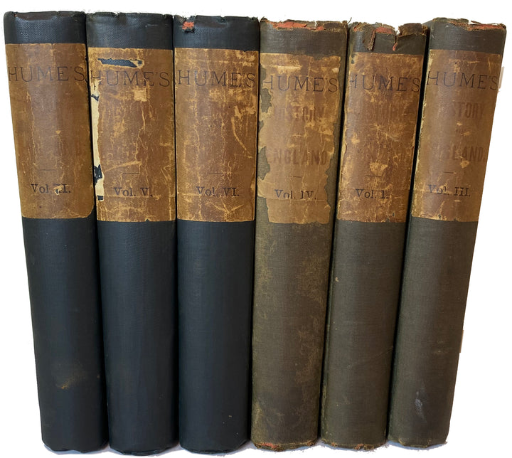 Book Set of 6 - David Hume, "The History of England"