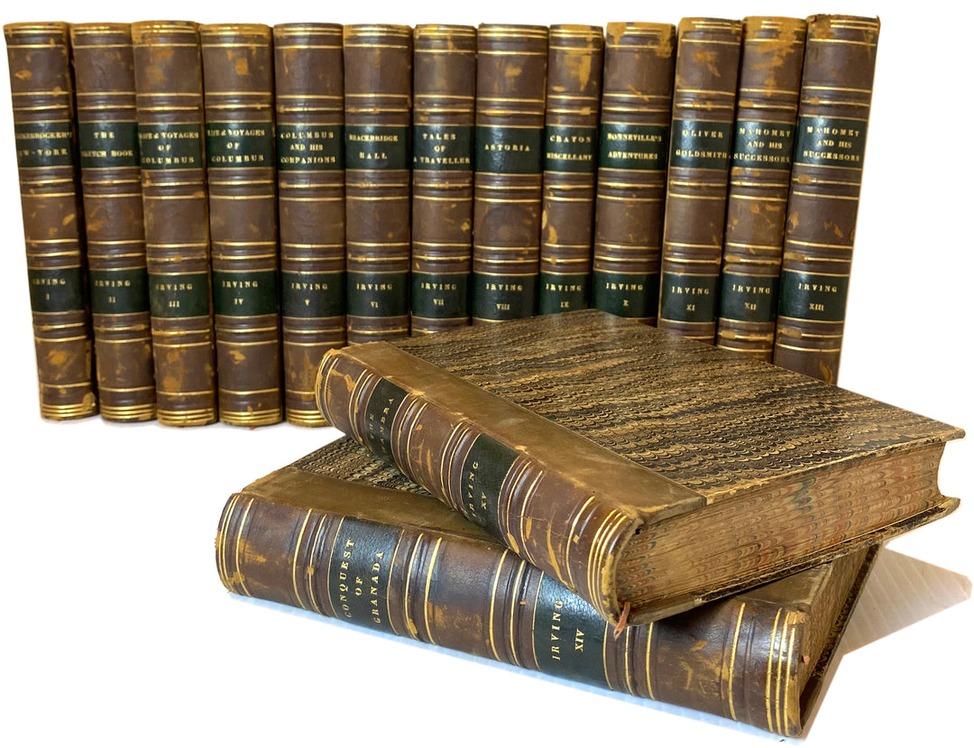 Book Set of 15 - Washington Irving c.1851