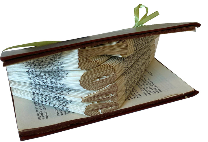 Folded Book Art – “Love” Design | 7.5" x 5" x 3"