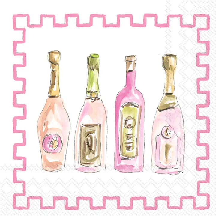 New Year’s Bottles Cocktail Napkins