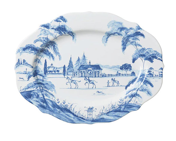 Country Estate - Delft Blue 15" Serving Platter