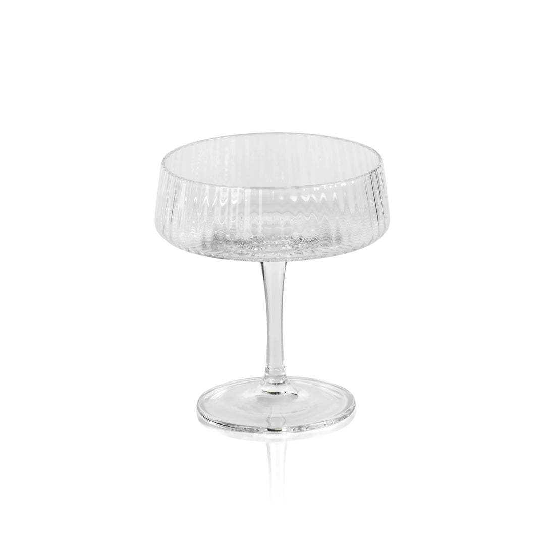 Bandol Fluted Textured Martini Glasses, Set of 2