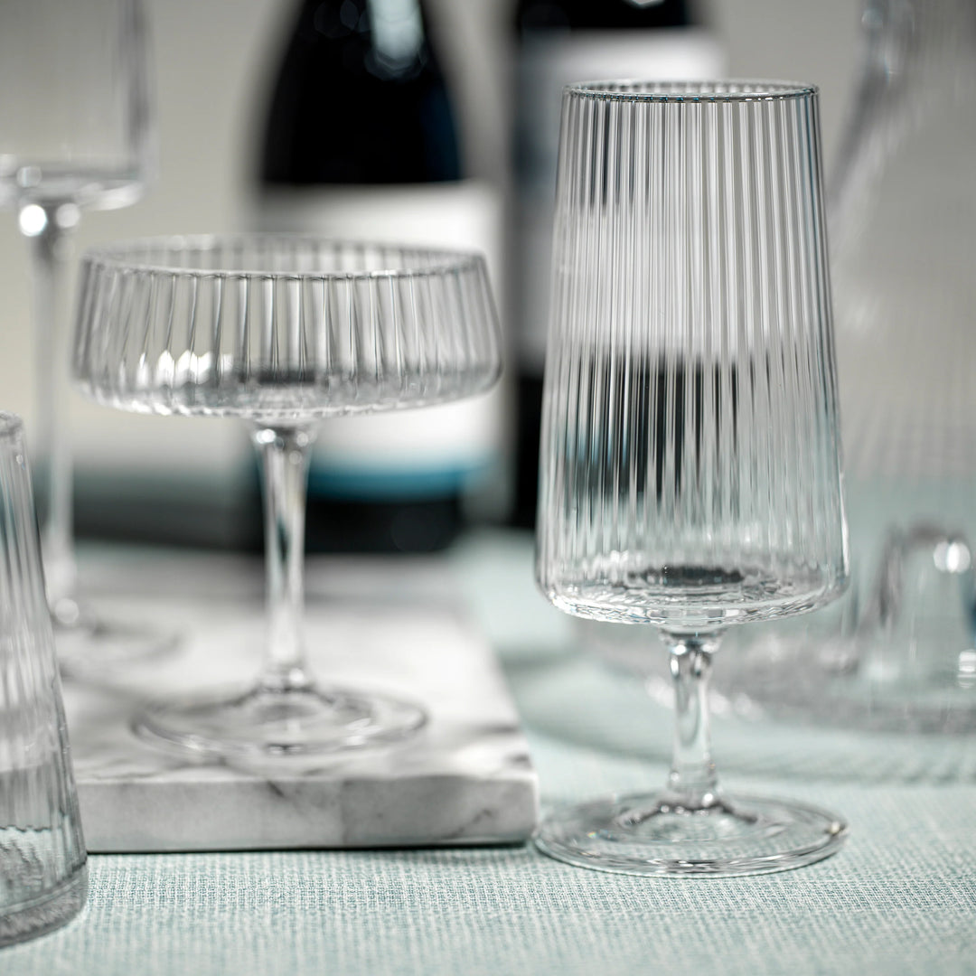 Bandol Fluted Textured Martini Glasses, Set of 2