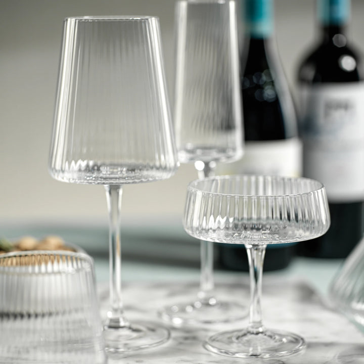 Bandol Fluted Textured Martini Glasses, Set of 2