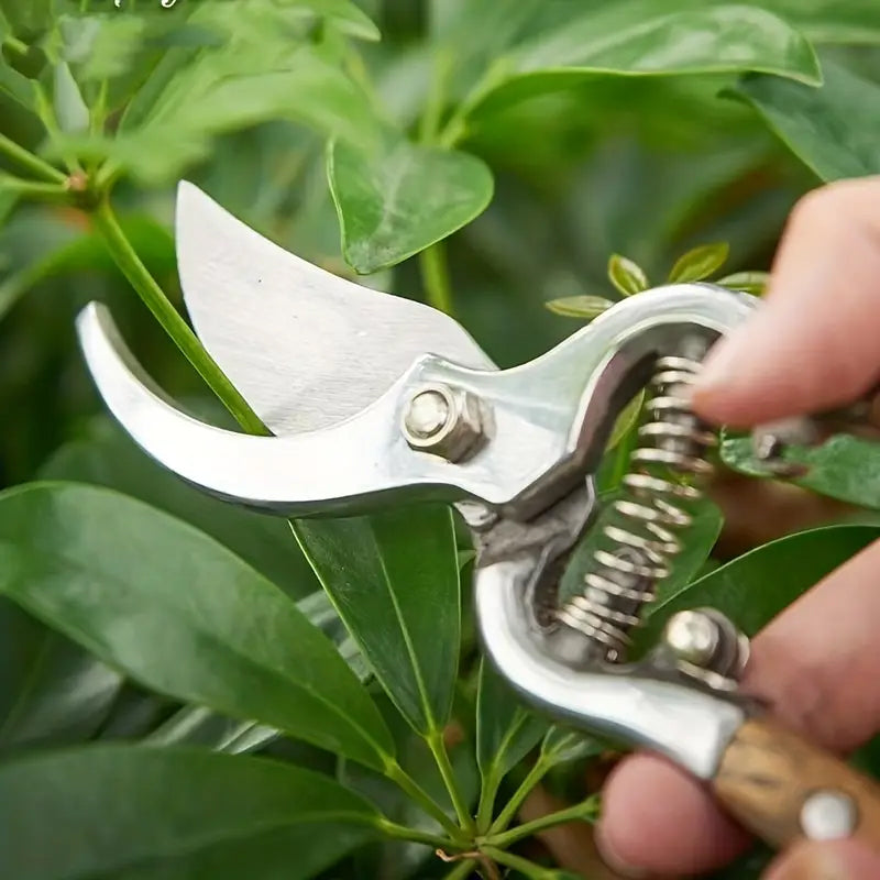 Wood Handle Garden Clippers