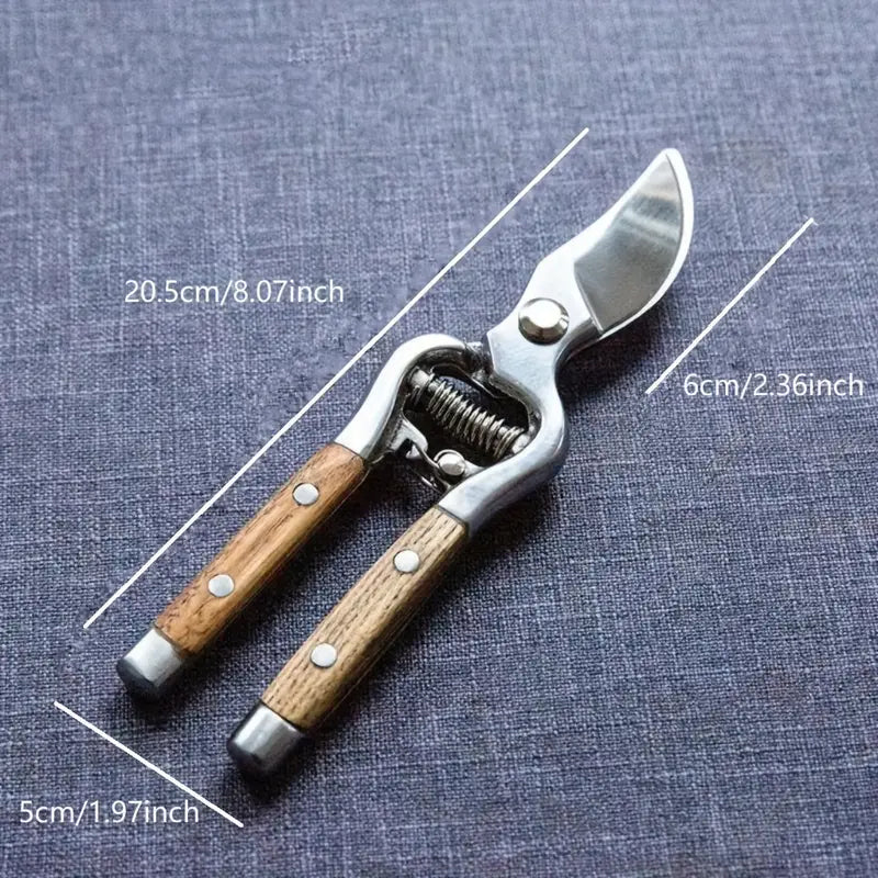 Wood Handle Garden Clippers