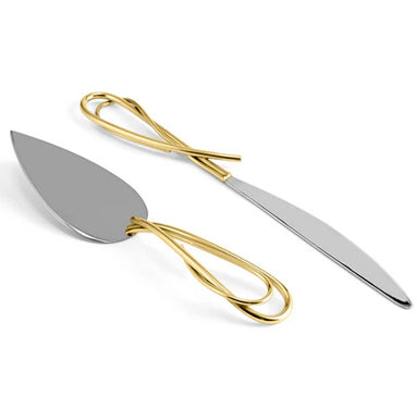 Calla Lily Cake Knife and Server Set