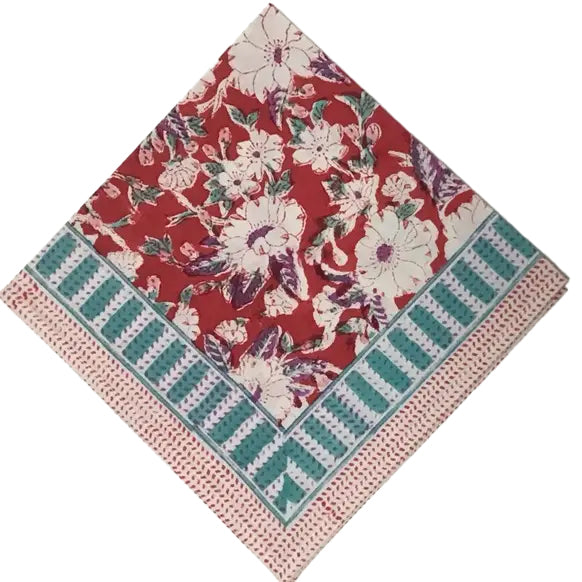 Block Printed Napkins Set of 6