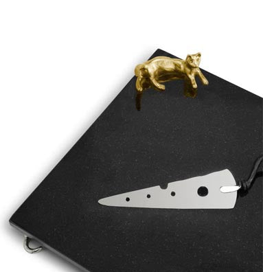 Cat & Mouse Large Cheeseboard with Knife