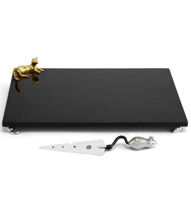 Cat & Mouse Large Cheeseboard with Knife