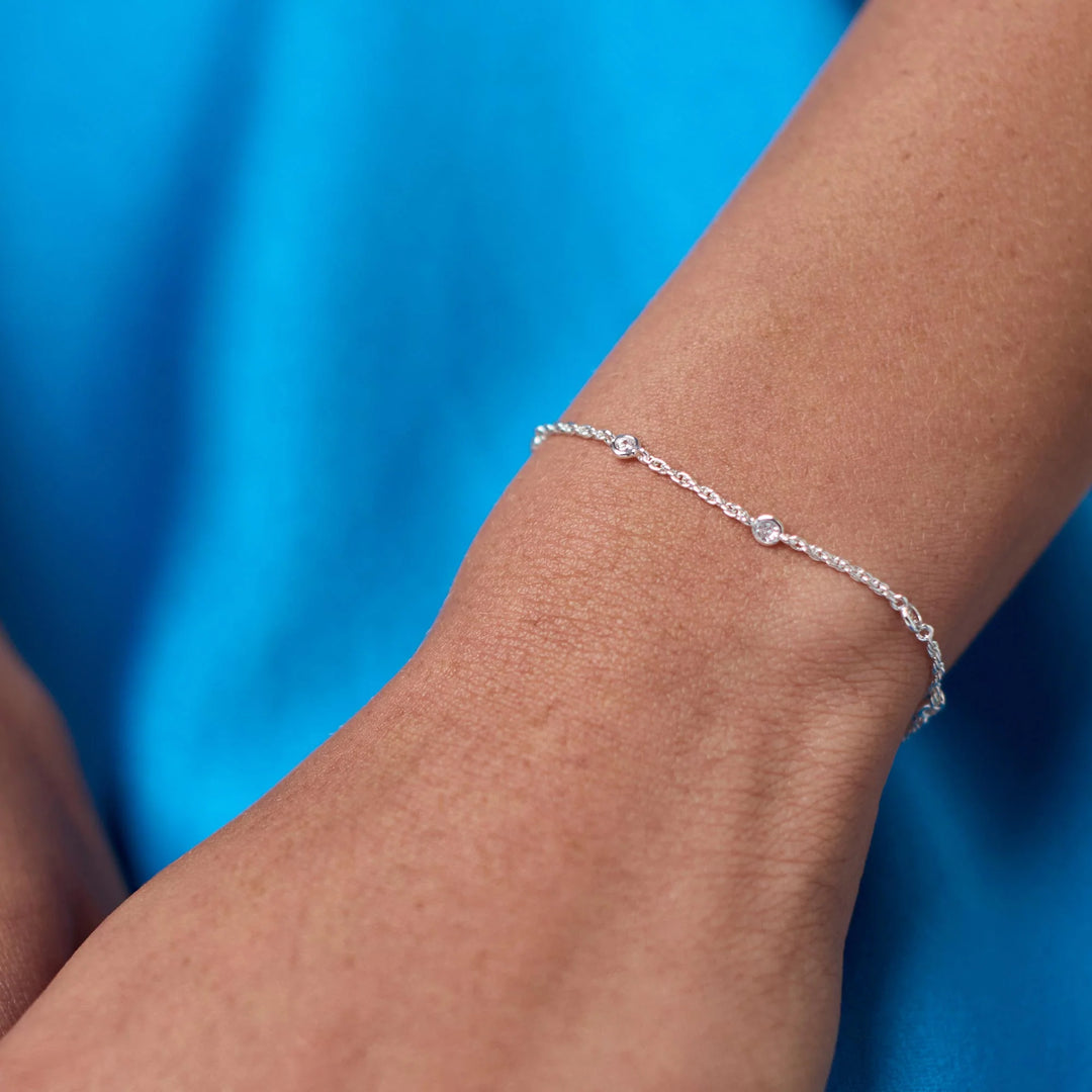 Celeste Delicate Station Bracelet