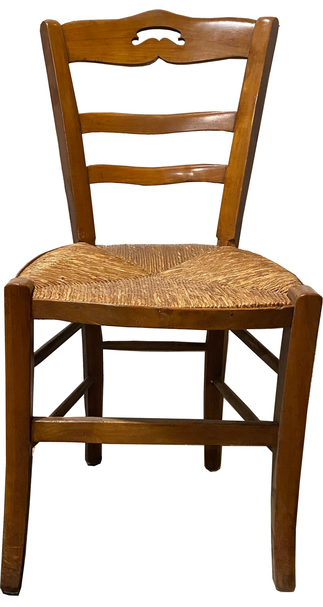 Set of 4 Antique French Fruitwood Chairs – c.1900