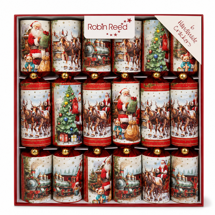 Robin Reed 6 x 12" Christmas Party Crackers – Assorted Styles
