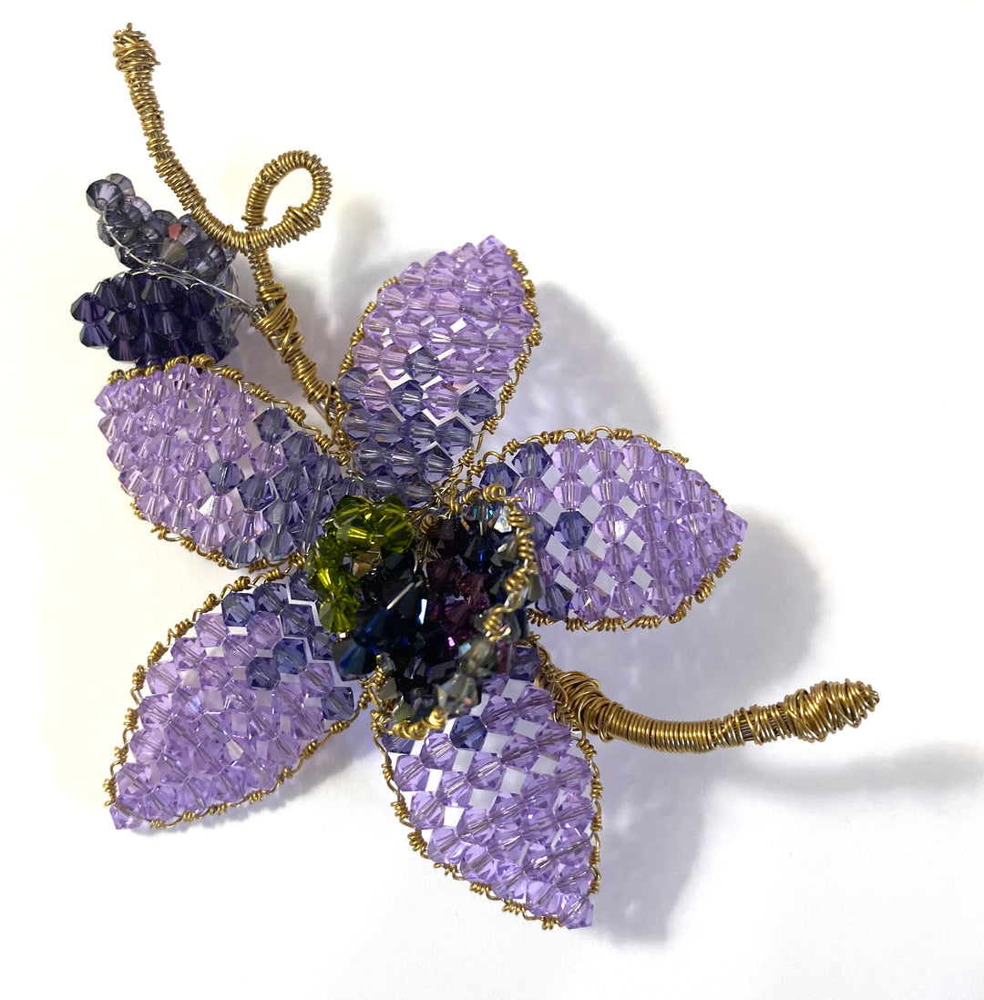 Classic Orchid Brooch