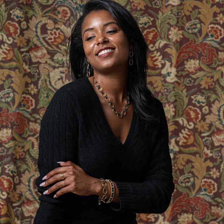 Cleopatra Slice Stacking Ring Set