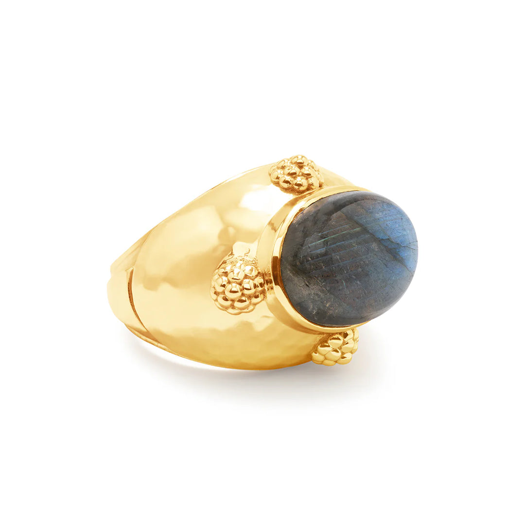 Cleopatra Oval Ring - Labradorite