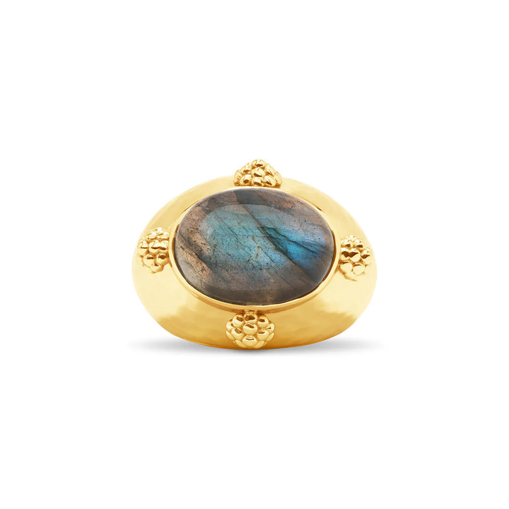 Cleopatra Oval Ring - Labradorite