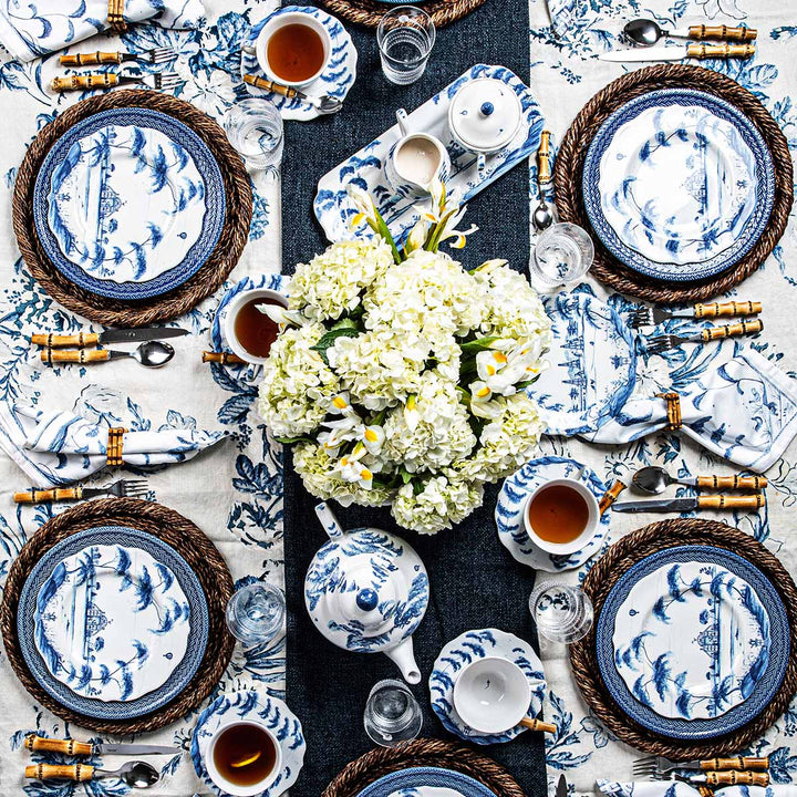 Country Estate 15" Hostess Tray - Delft Blue