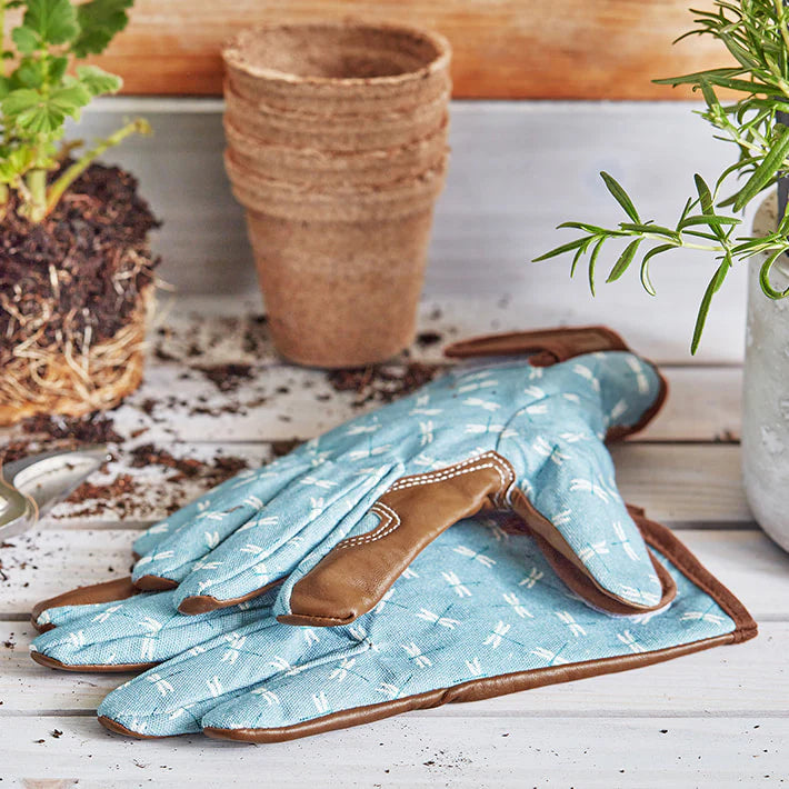 Dragonfly Garden Gloves