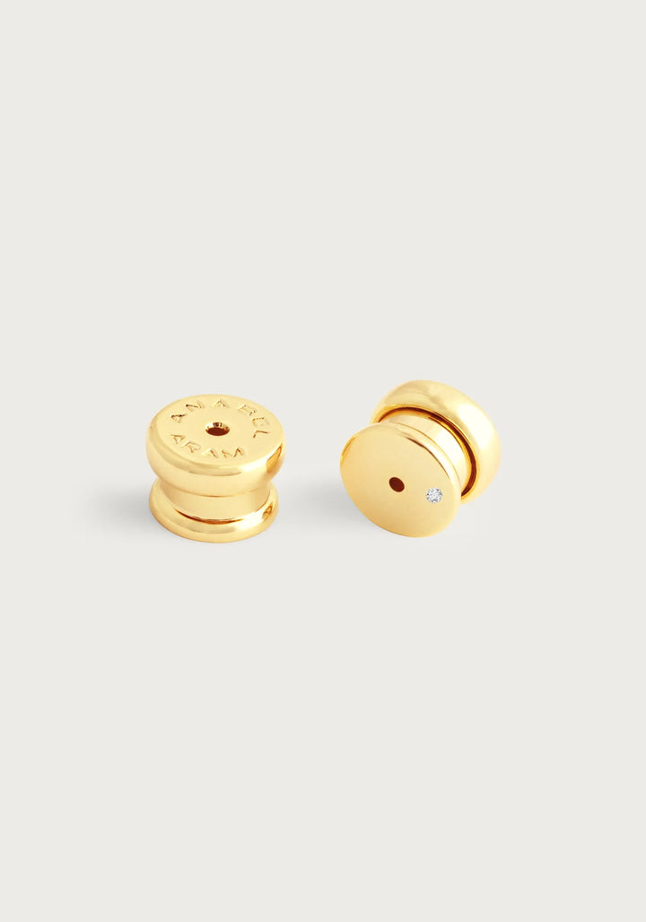 Pegasus Gold Coin Stud Earrings