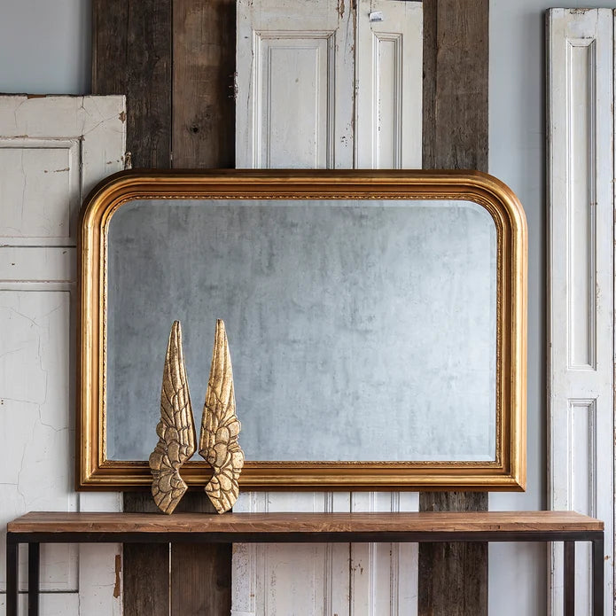 Louis Philippe–Style Gilt Mantle Mirror