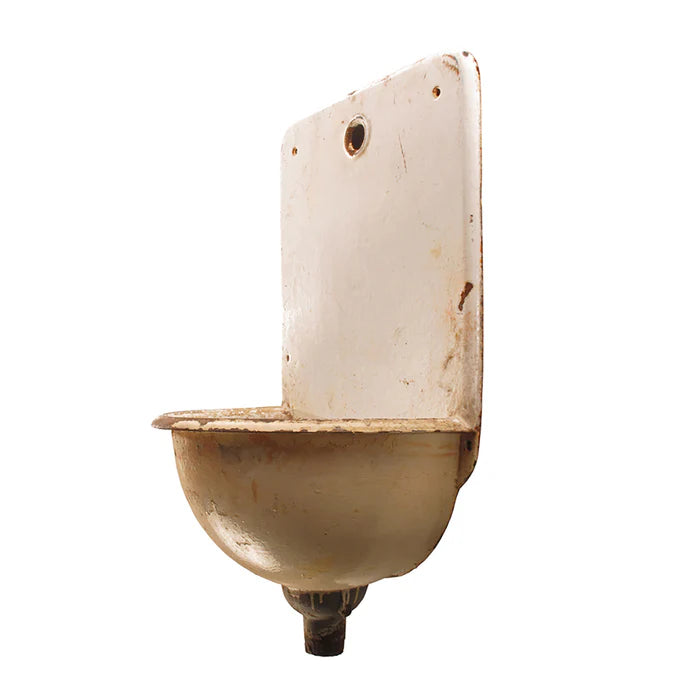 Vintage Enamel Wall Sink