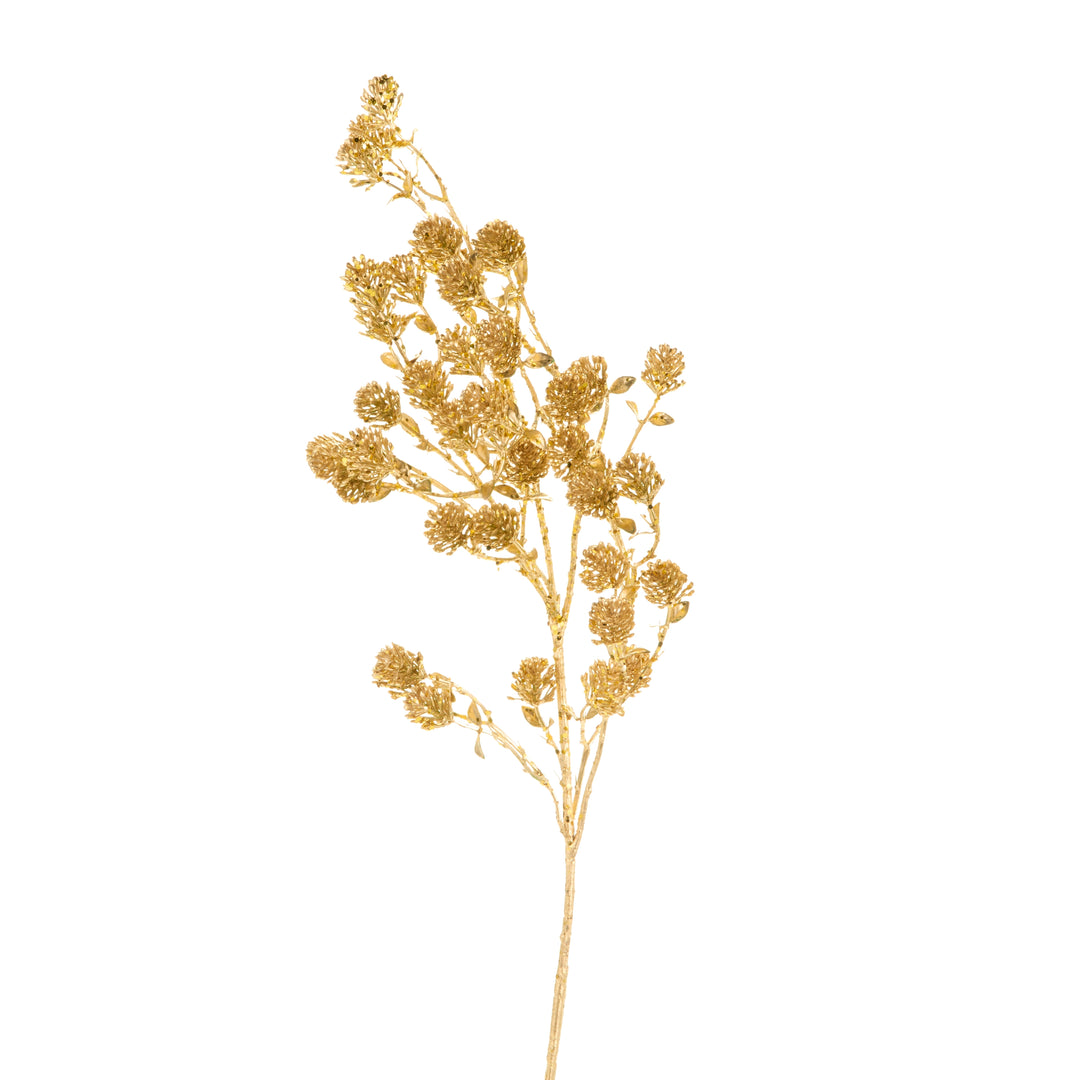 Gold Holiday Sedum Spray